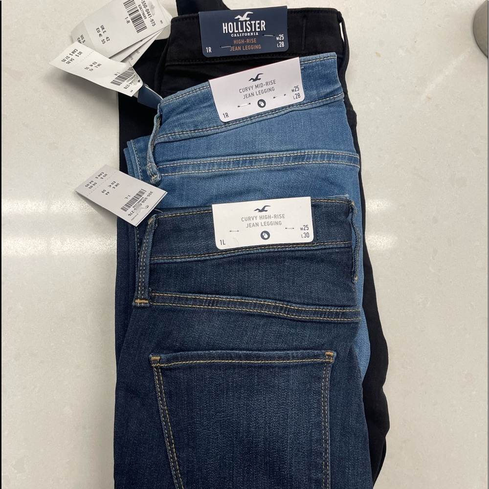 Hollister high rise jean leggings